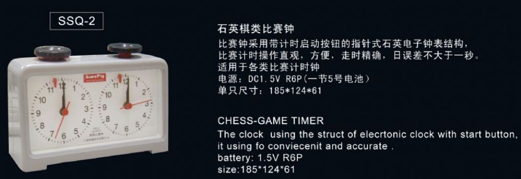 點擊查看詳細信息<br>標題：SSQ-2石英棋類比賽鐘 閱讀次數(shù)：2781